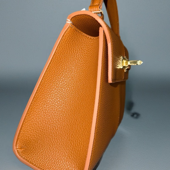 JW PEI Brown Satchel with Gold Accents NWT - Picture 8 of 12